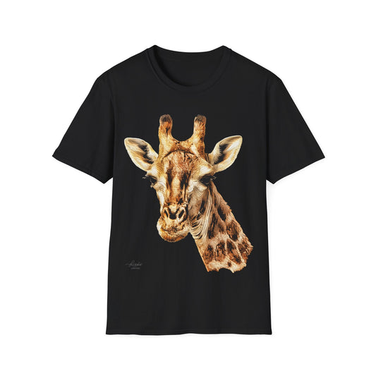 Giraffe Unisex Cotton T-Shirt - HD Printing
