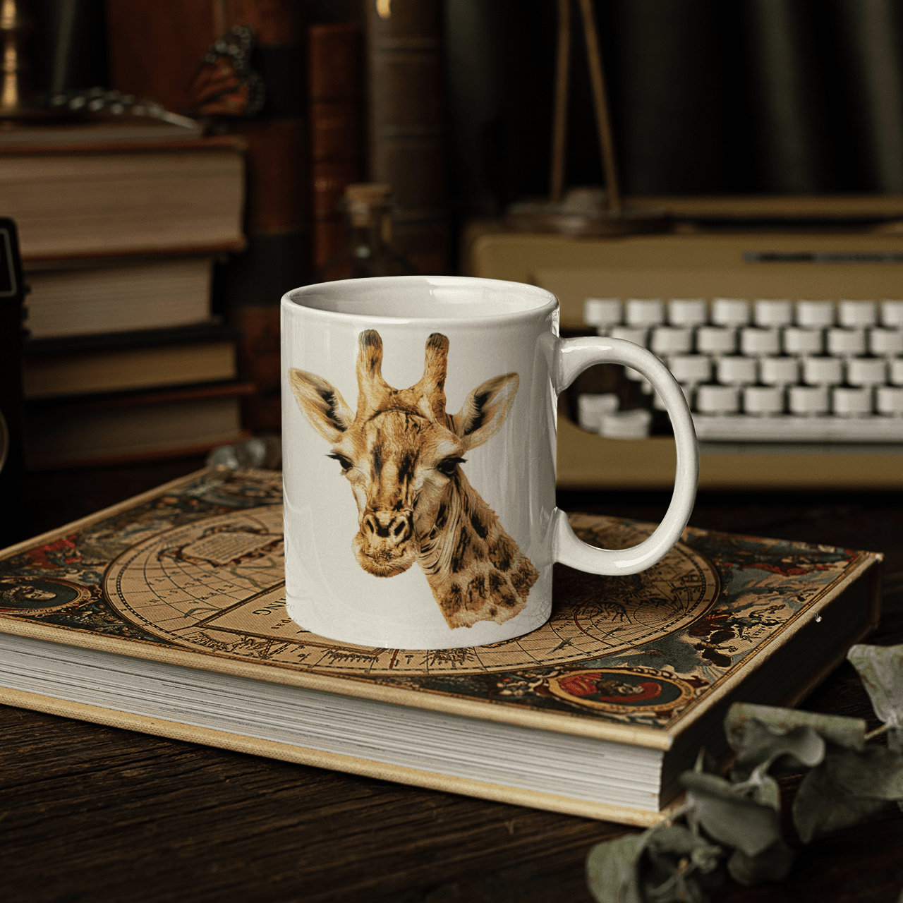 Giraffe White Ceramic 11oz Mug - HD Printing