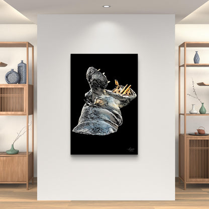 Hippo Indoor & Outdoor HD Silk Poster - HD Printing