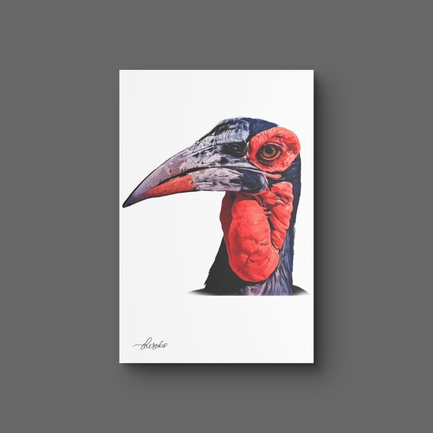 Hornbill Canvas Print - HD Printing