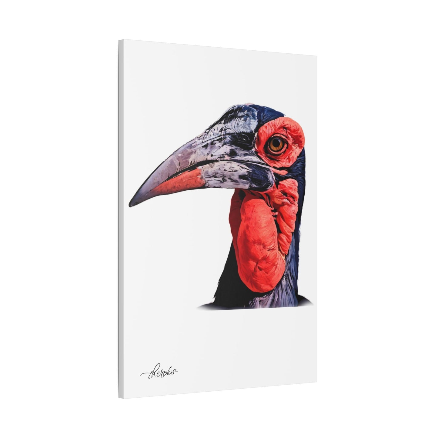 Hornbill Canvas Print - HD Printing
