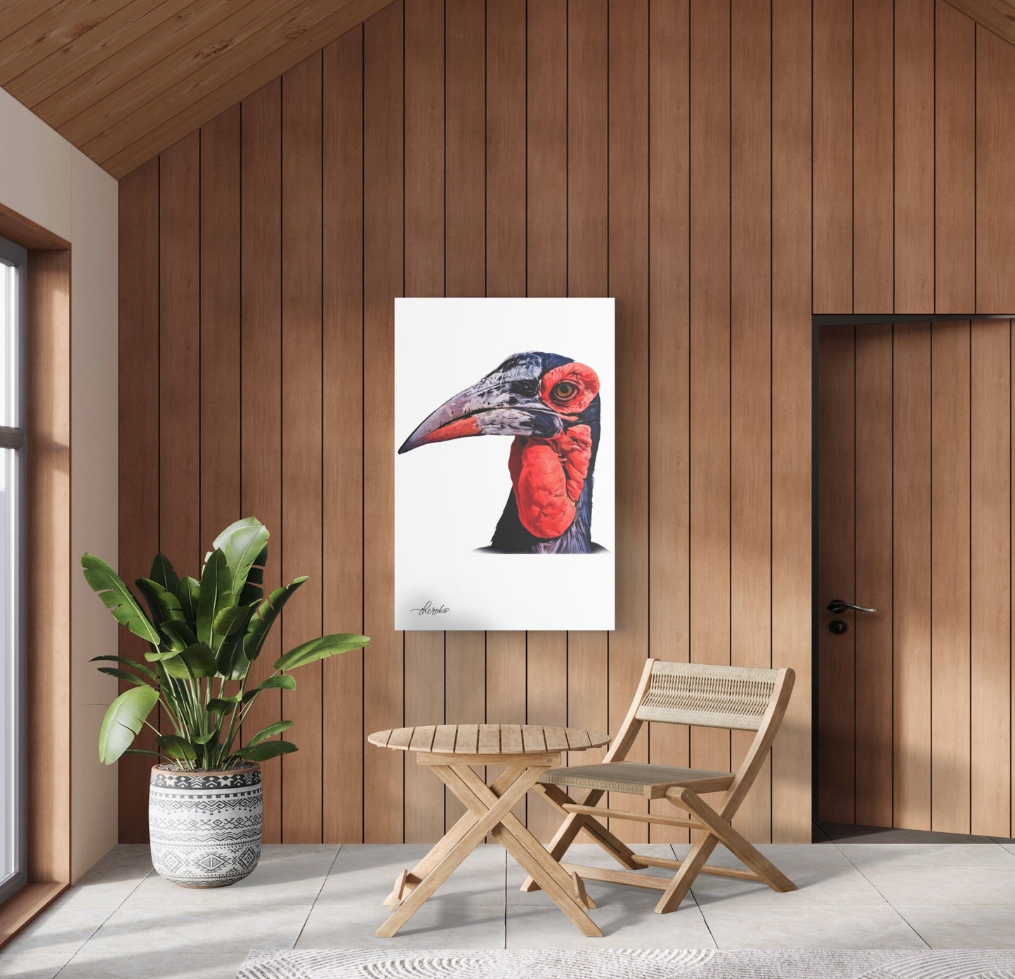 Hornbill Fine Art Poster - HD Printing