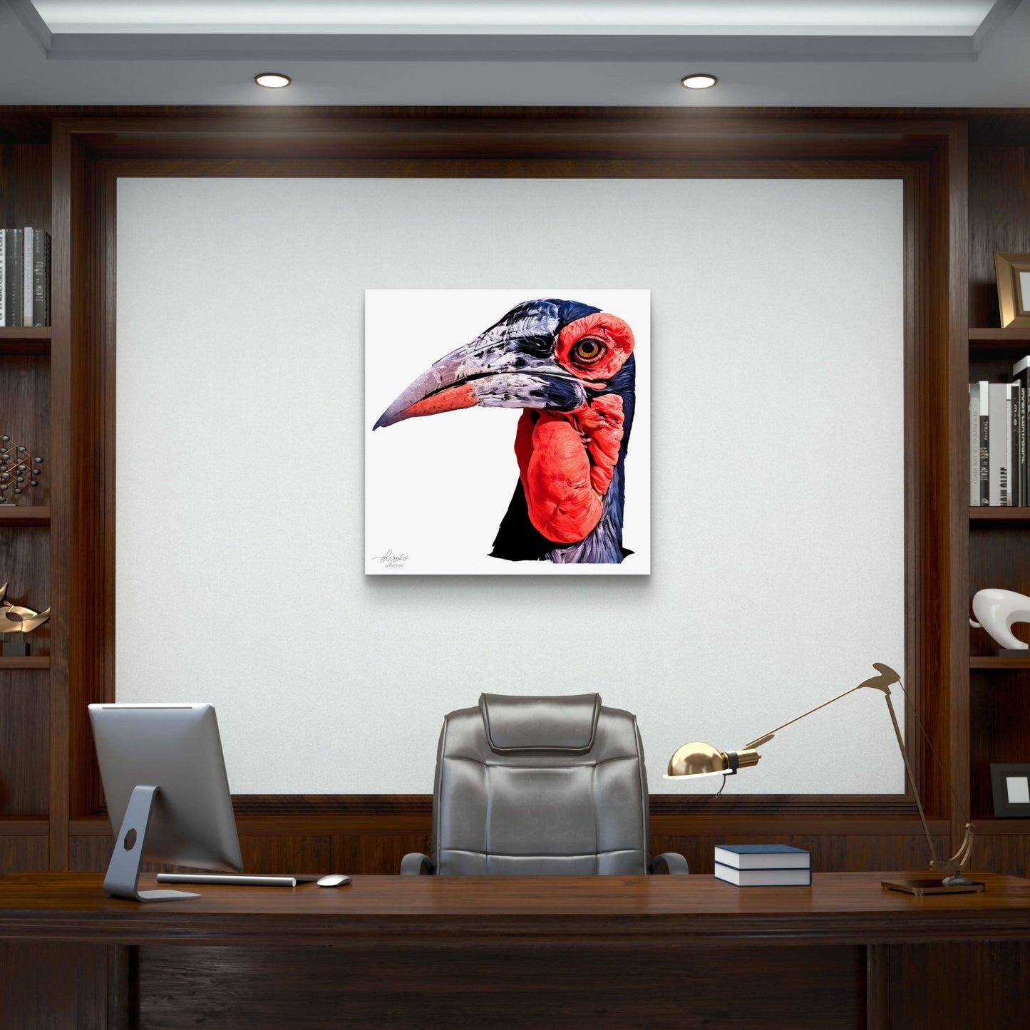 Hornbill Indoor & Outdoor HD Silk Poster - HD Printing