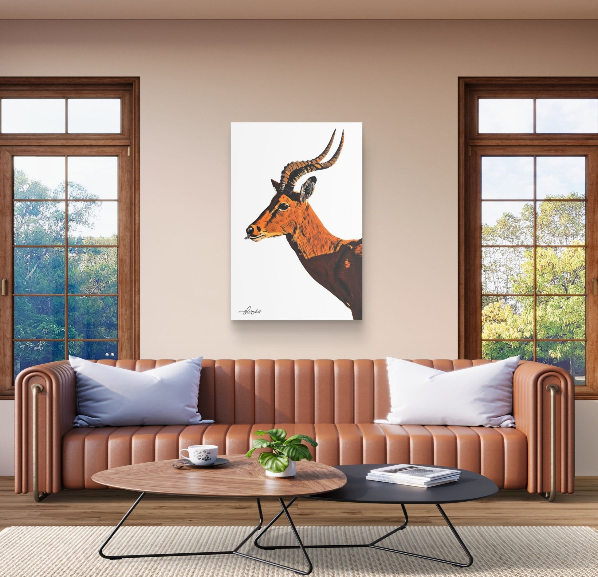 Impala Canvas Print 2 - HD Printing