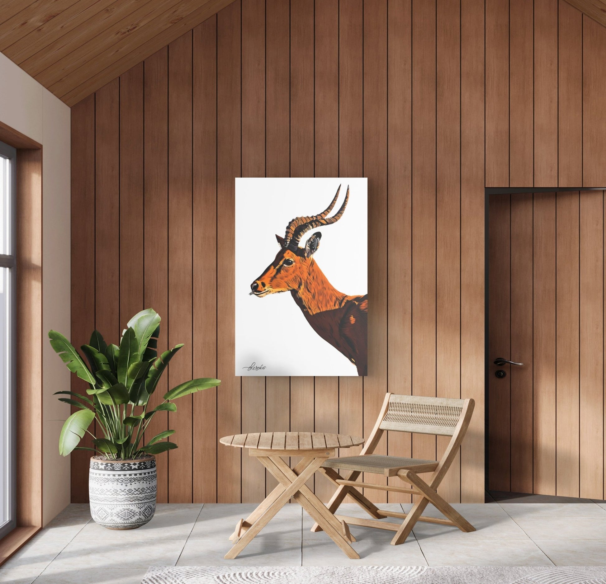 Impala Canvas Print 2 - HD Printing