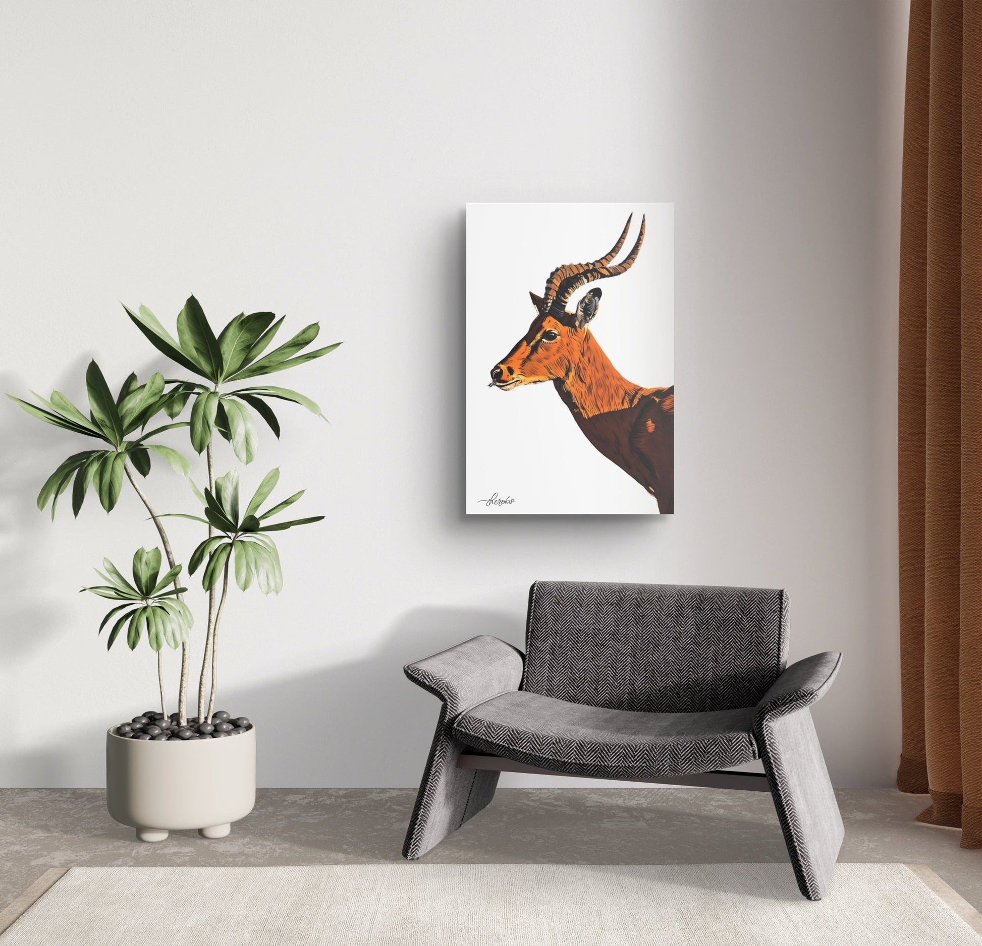 Impala Canvas Print 2 - HD Printing