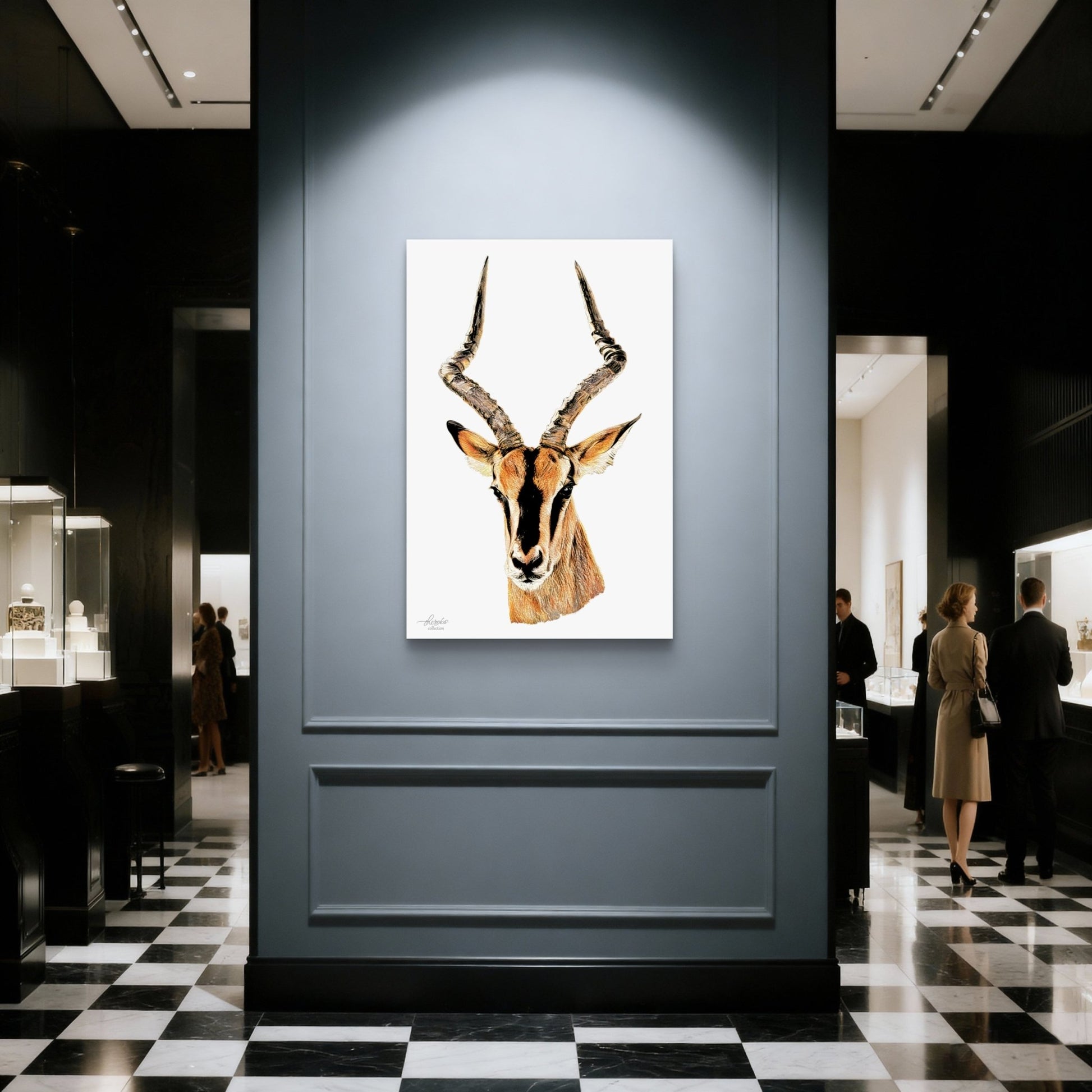 Impala Fine Art Giclée Matte Poster - HD Printing
