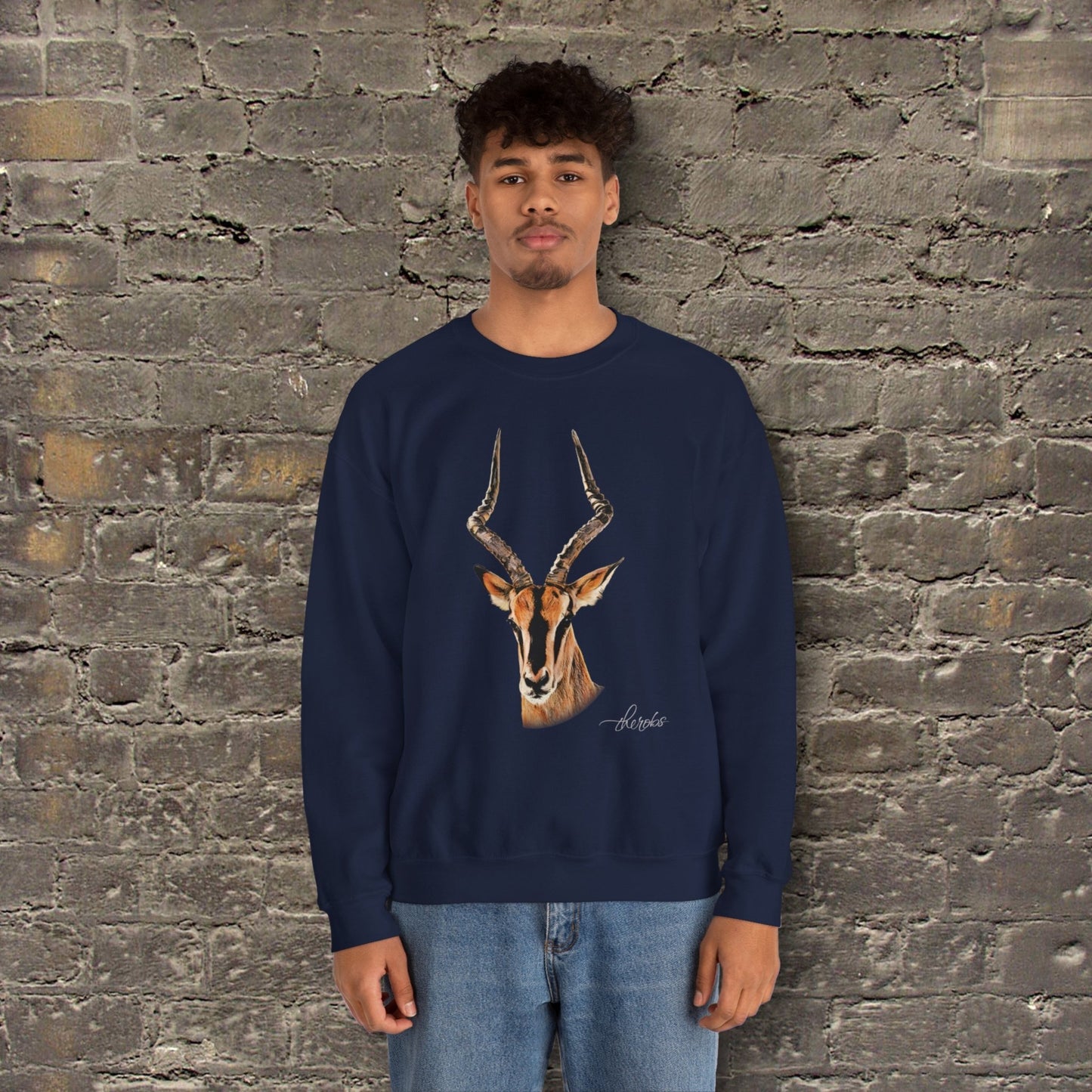 Impala Heavy Unisex Sweatshirt - HD Printing