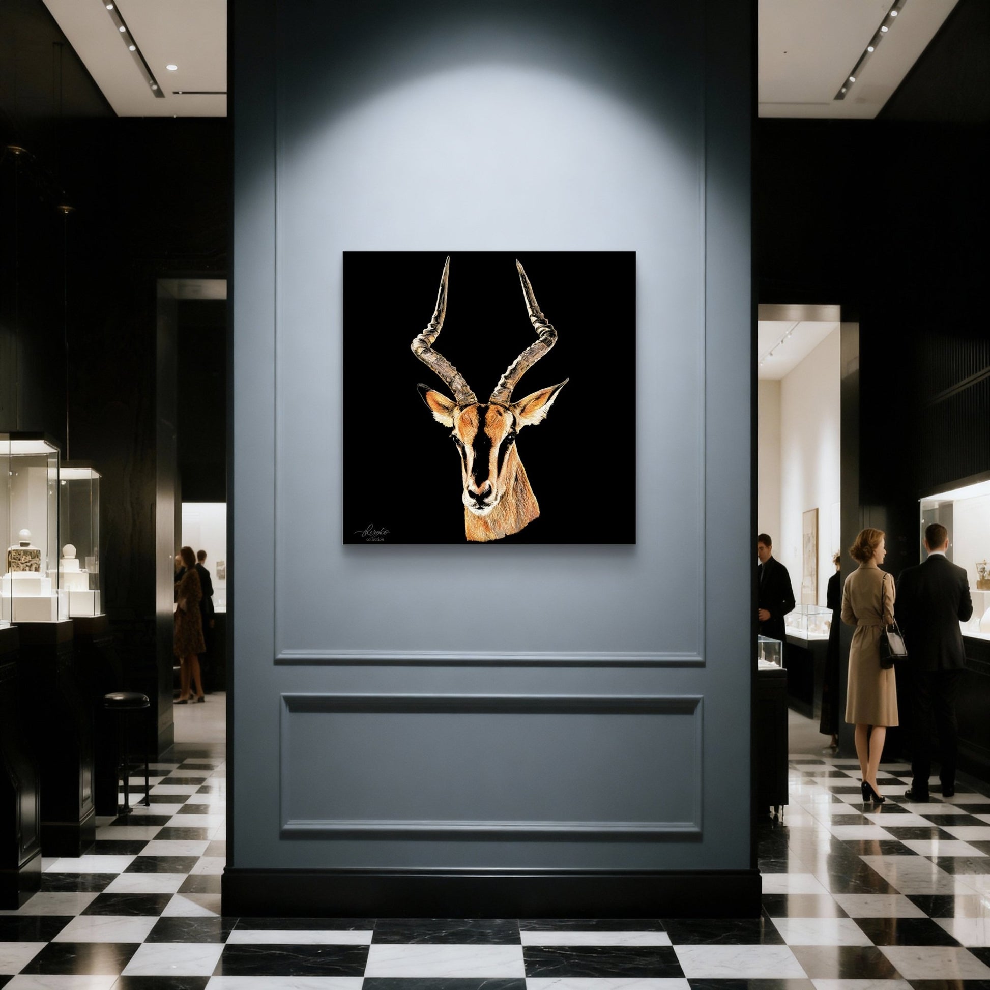 Impala Indoor & Outdoor HD Black Silk Poster - HD Printing