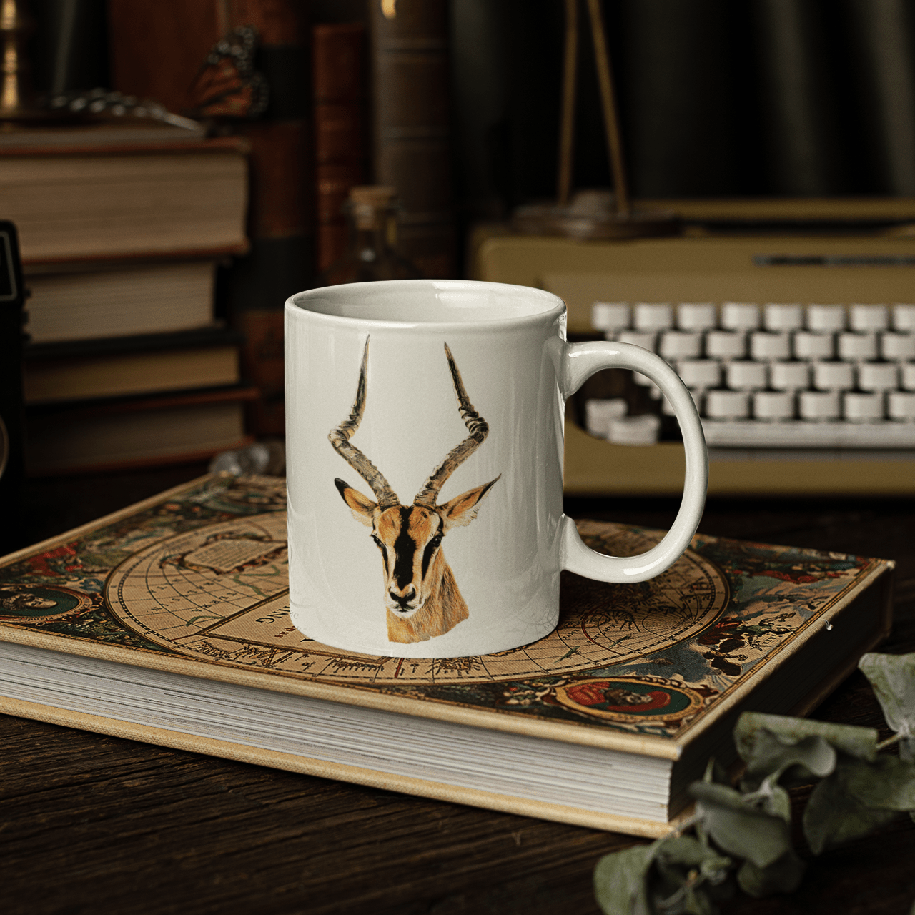 Impala White Ceramic 11oz Mug - HD Printing