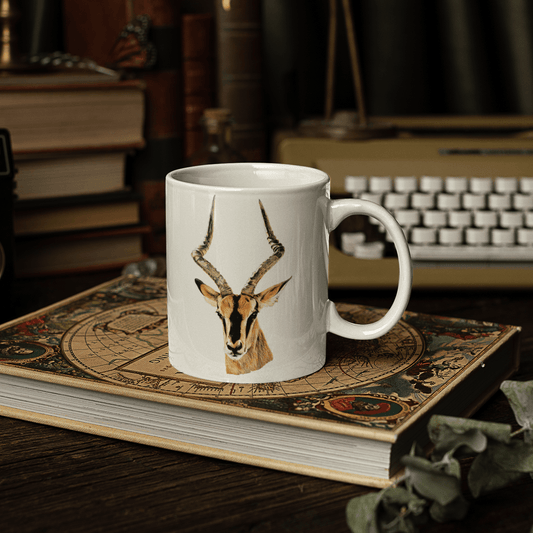 Impala White Ceramic 11oz Mug - HD Printing