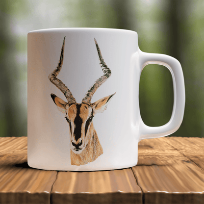 Impala White Ceramic 11oz Mug - HD Printing
