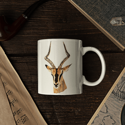Impala White Ceramic 11oz Mug - HD Printing