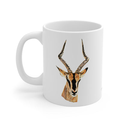 Impala White Ceramic 11oz Mug - HD Printing