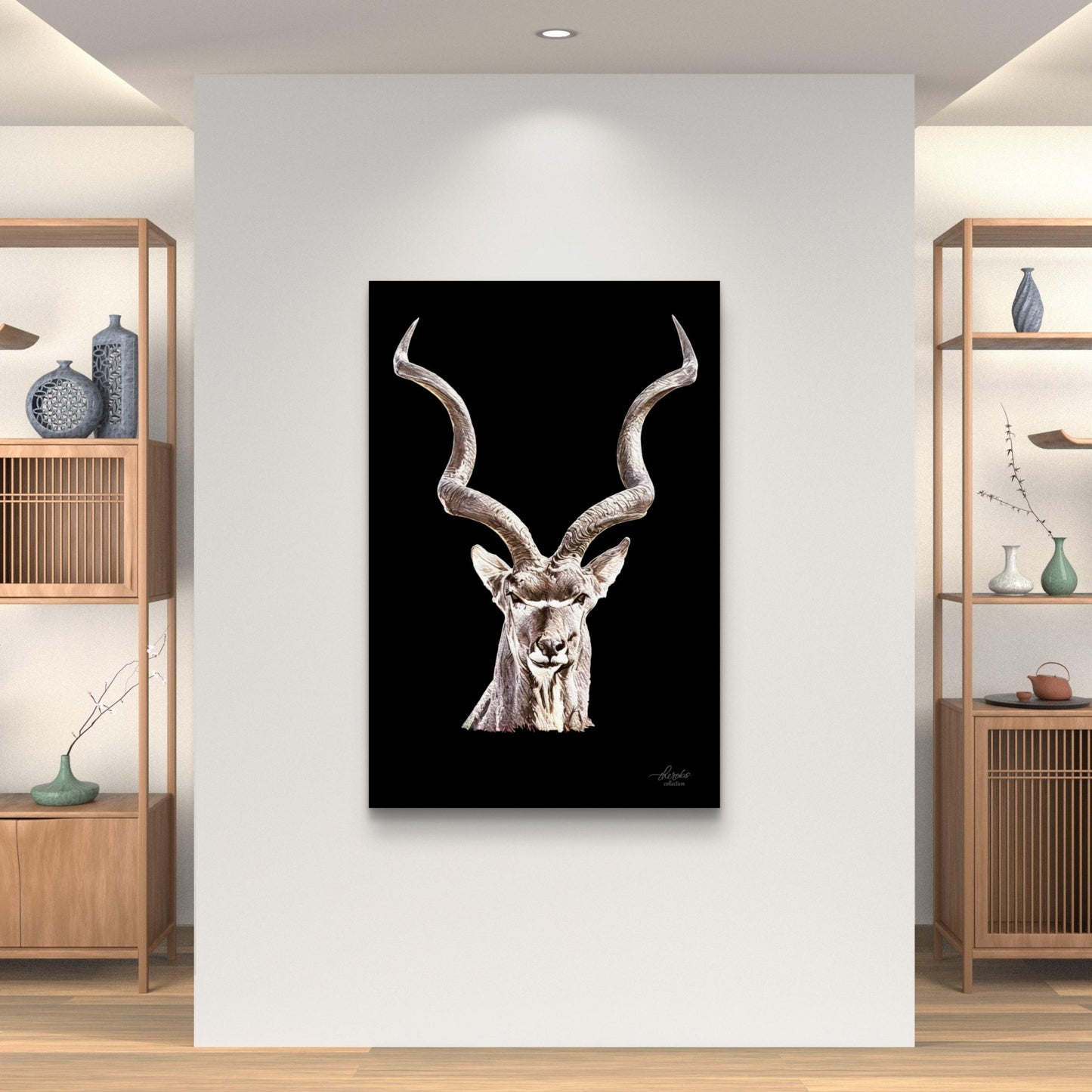 Kudu Fine Art Giclée Matte Black Poster - HD Printing