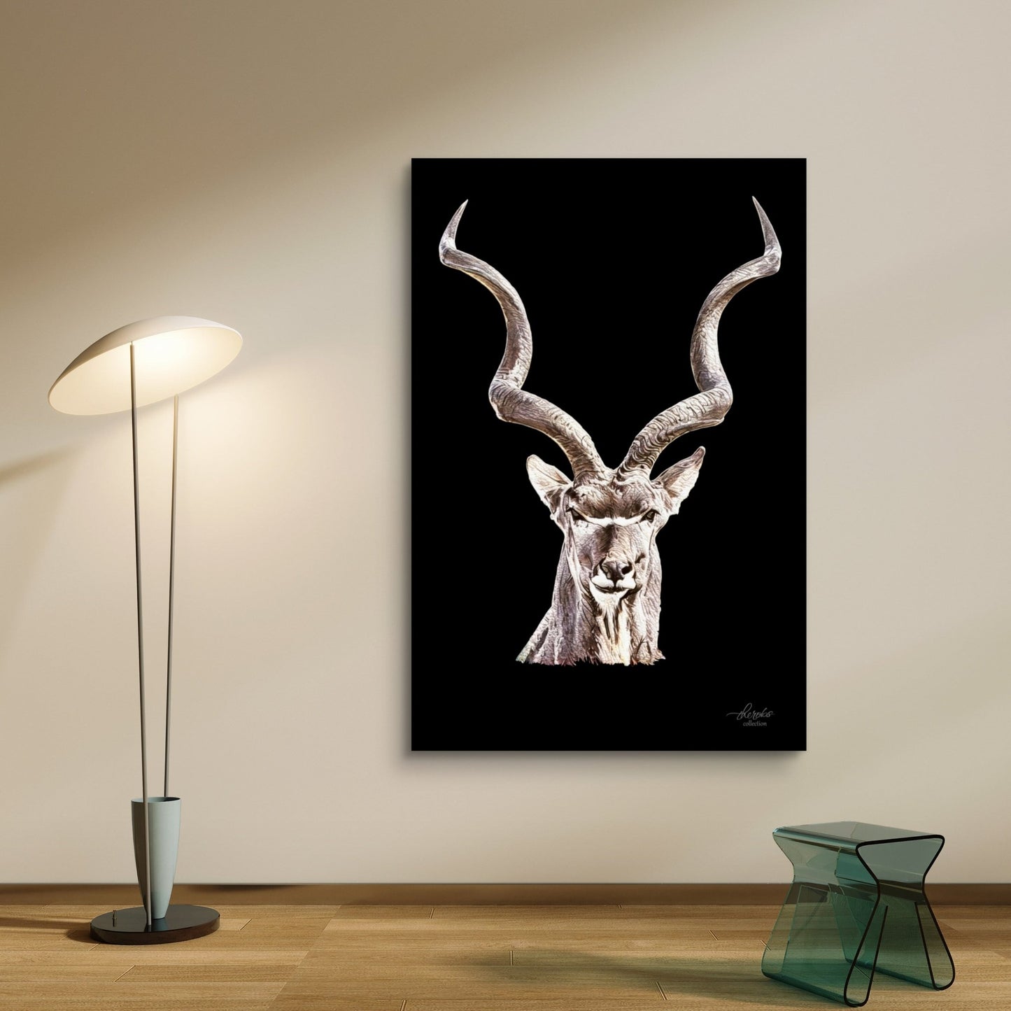 Kudu Fine Art Giclée Matte Black Poster - HD Printing