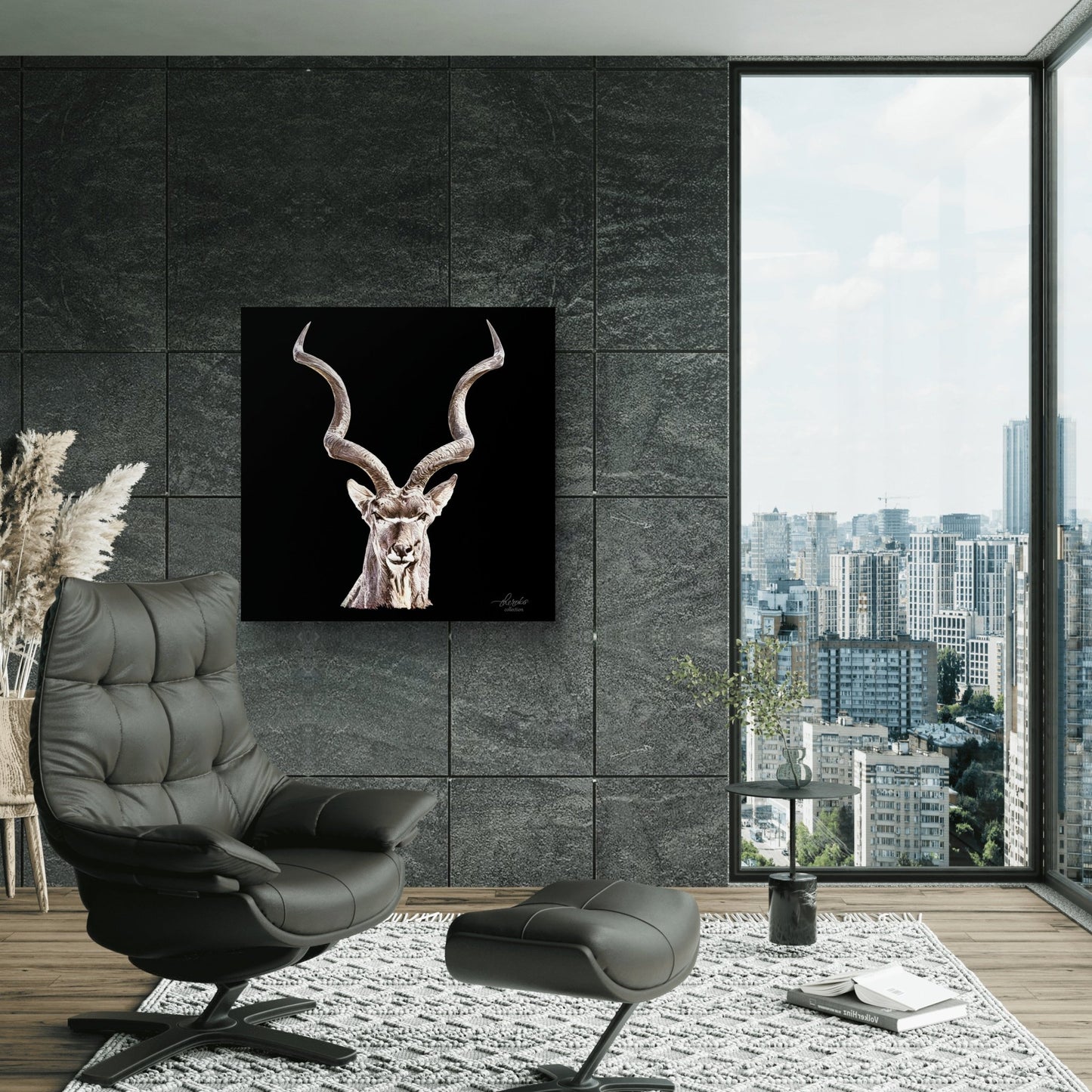Kudu Fine Art Giclée Matte Black Poster - HD Printing