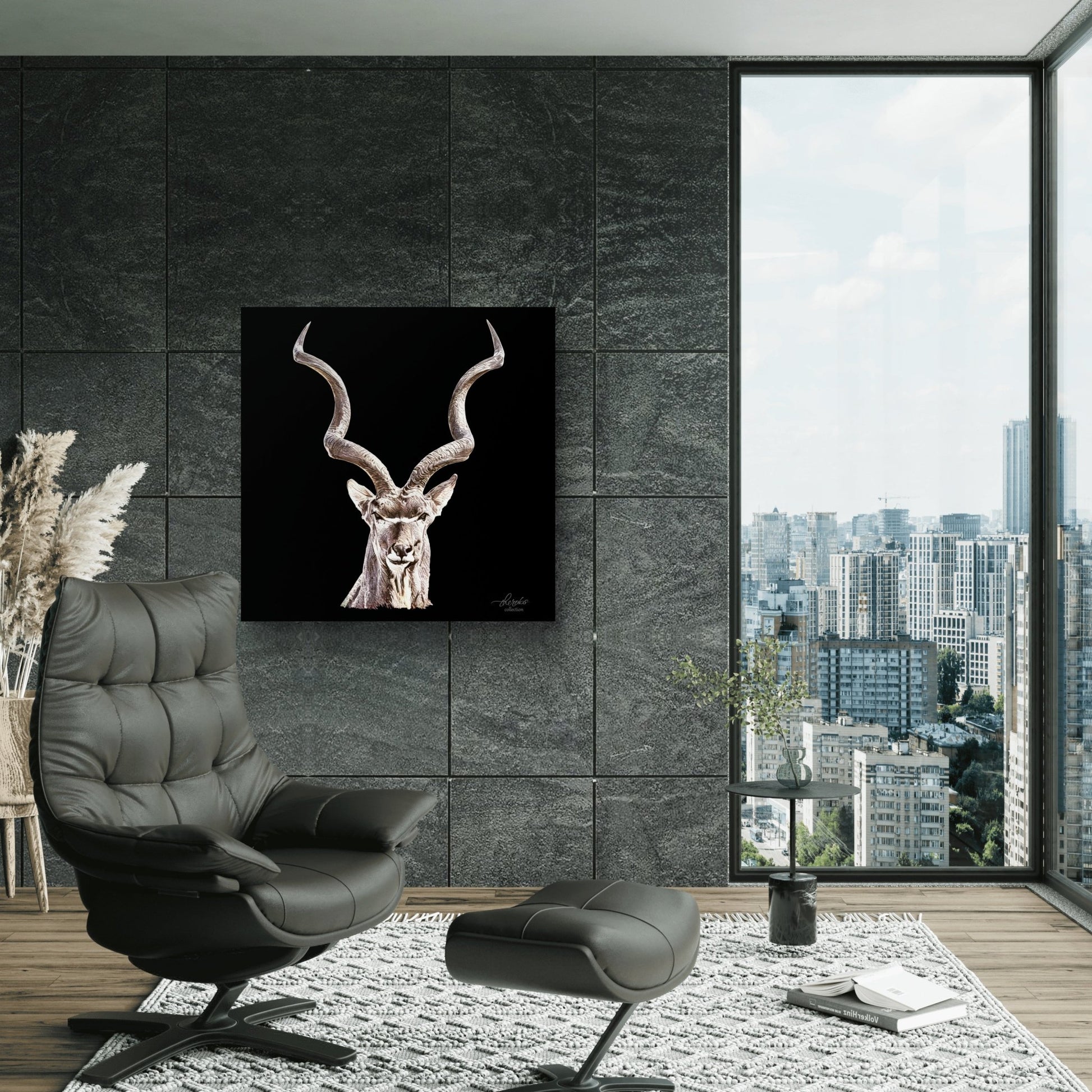 Kudu Fine Art Giclée Matte Black Poster - HD Printing