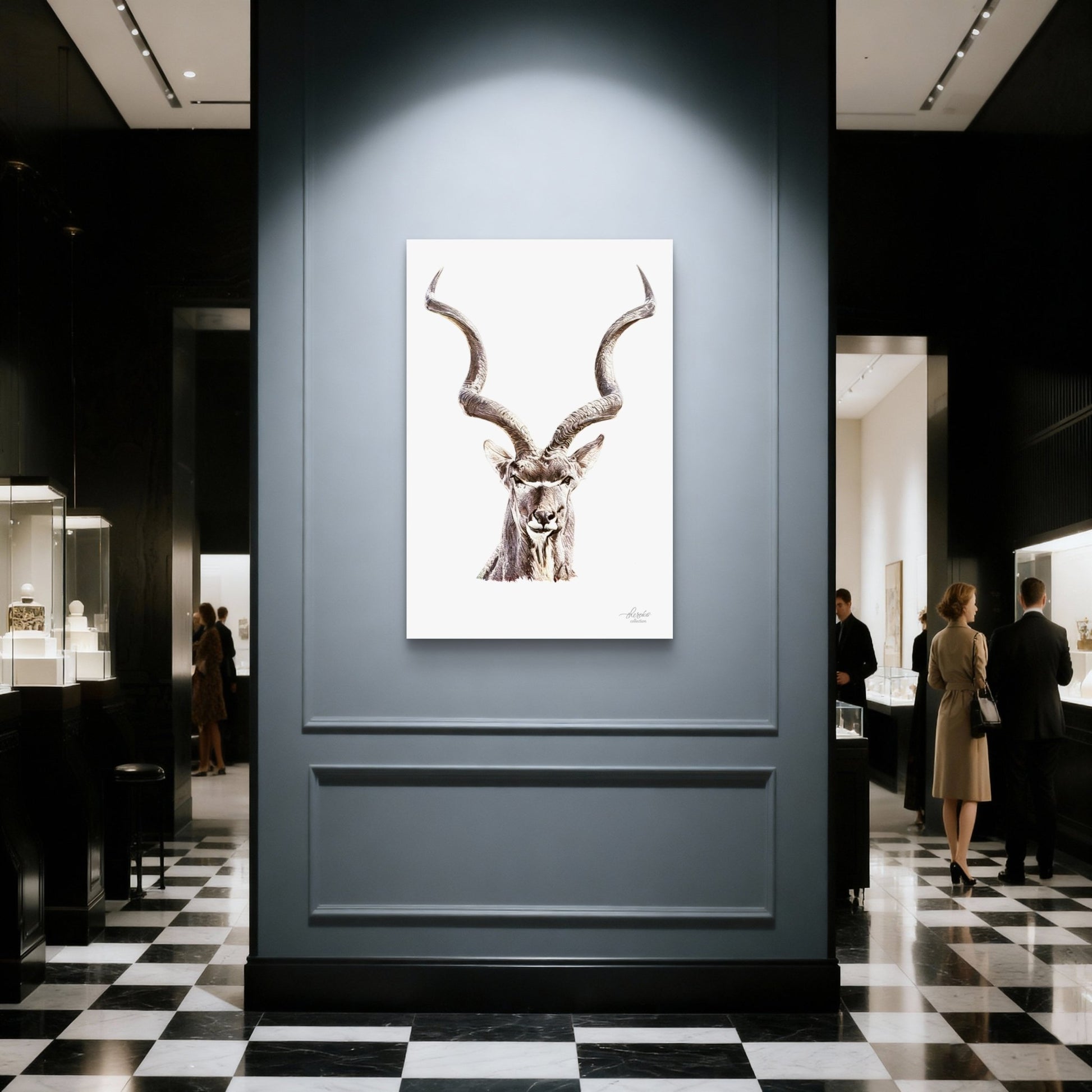 Kudu Fine Art Giclée Matte Poster - HD Printing