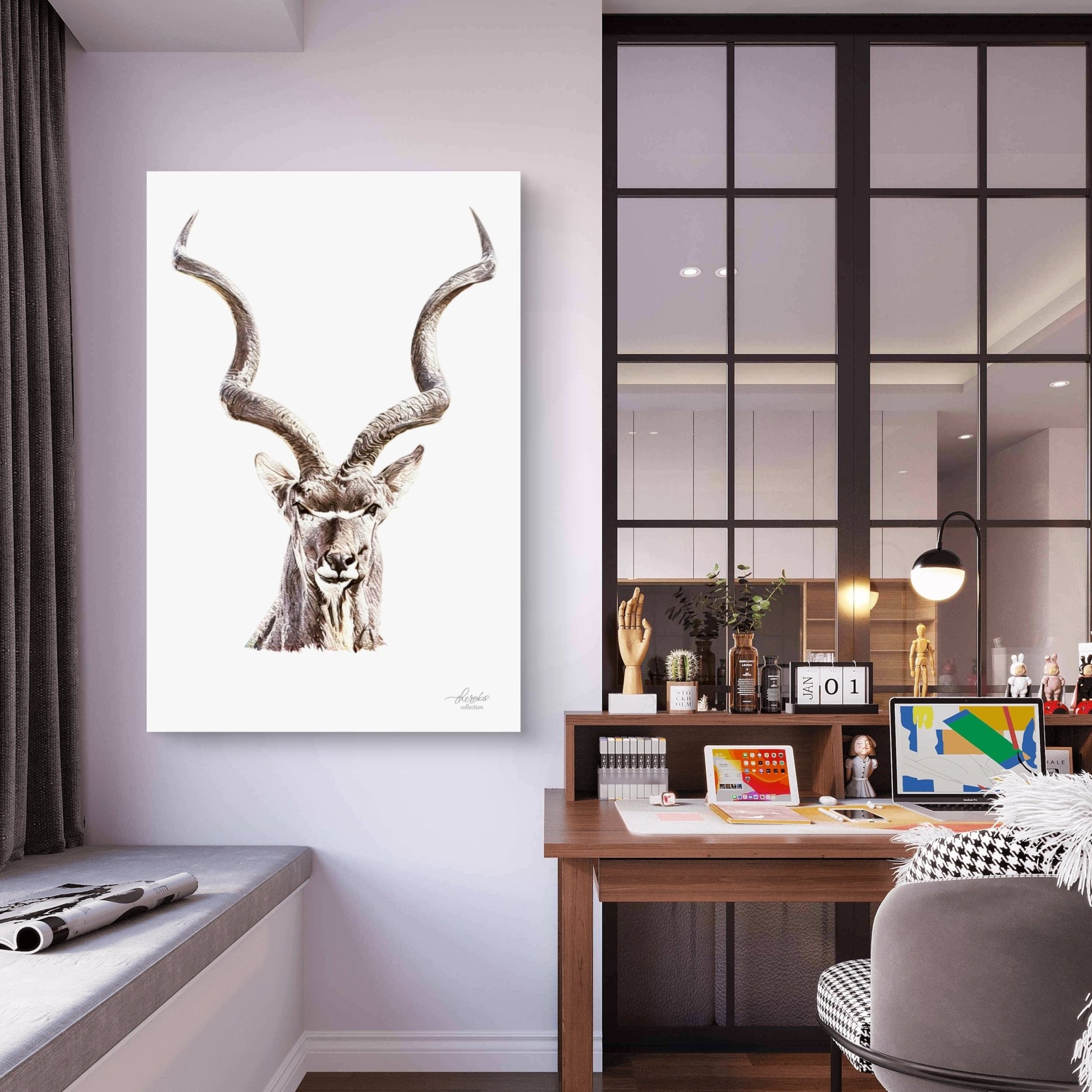 Kudu Fine Art Giclée Matte Poster - HD Printing