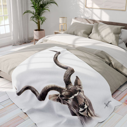 Kudu Fleece Blanket - HD Printing