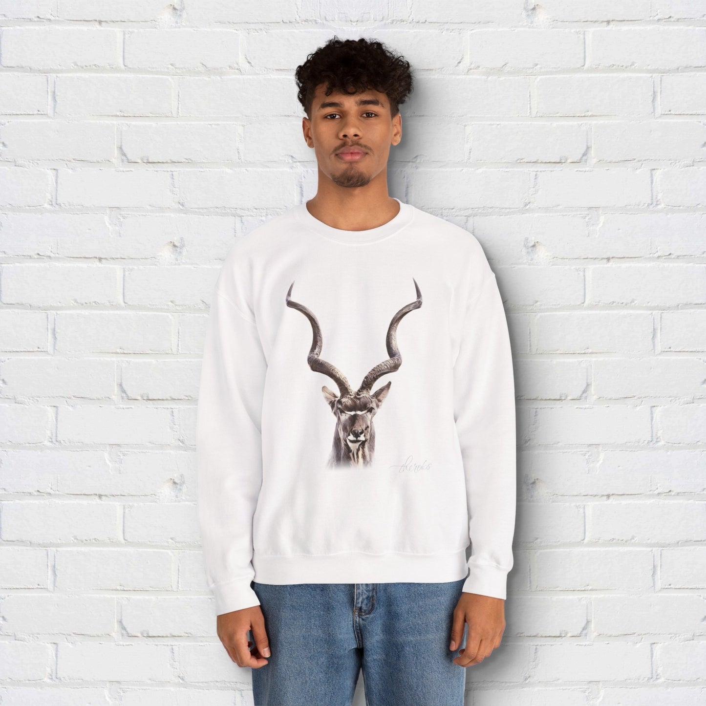Kudu Heavy Unisex Sweatshirt - HD Printing