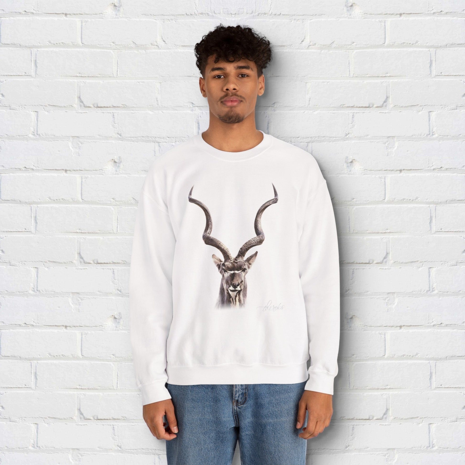 Kudu Heavy Unisex Sweatshirt - HD Printing