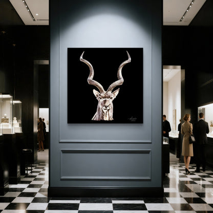 Kudu Indoor & Outdoor HD Black Silk Poster - HD Printing