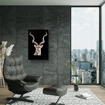 Kudu Indoor & Outdoor HD Black Silk Poster - HD Printing