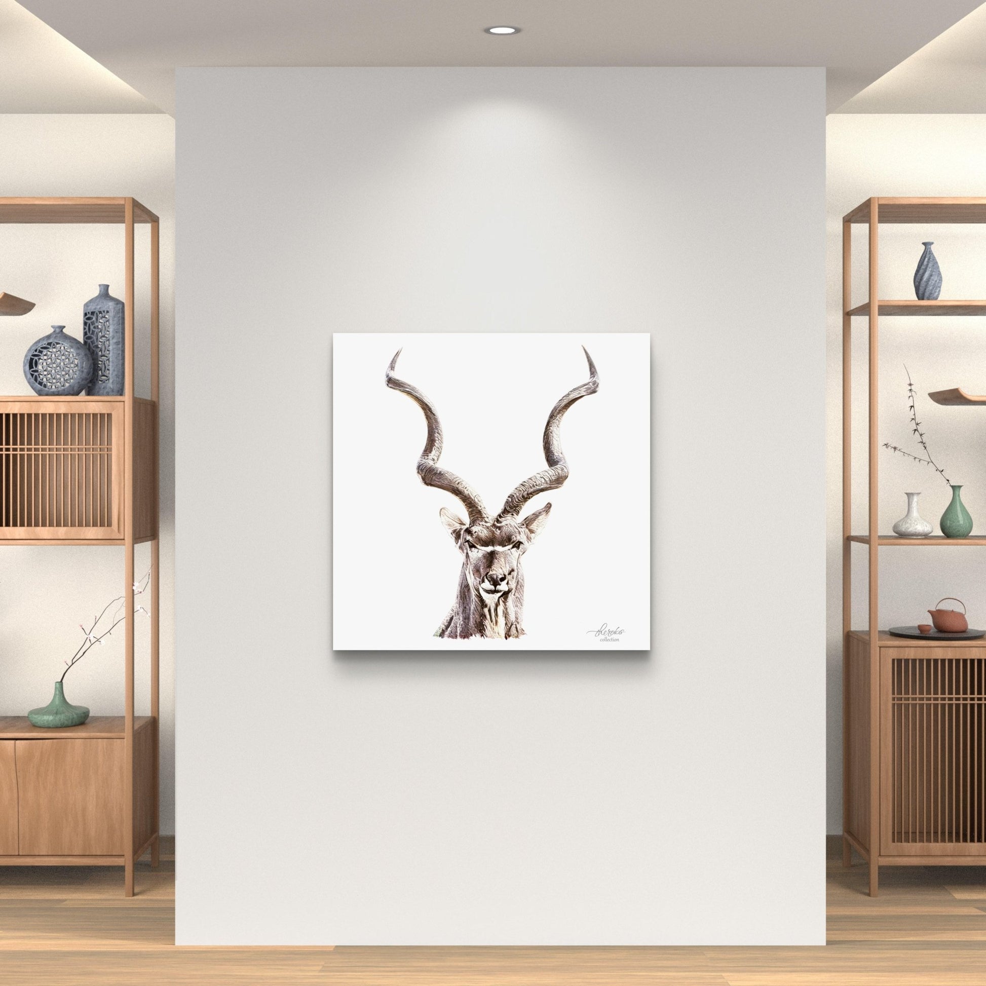 Kudu Satin Stretched Canvas Print - HD Printing
