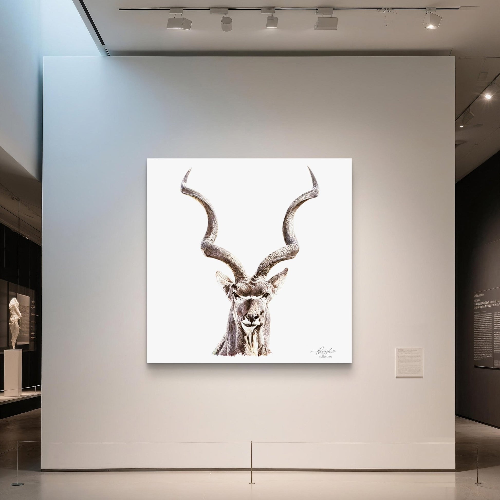 Kudu Satin Stretched Canvas Print - HD Printing