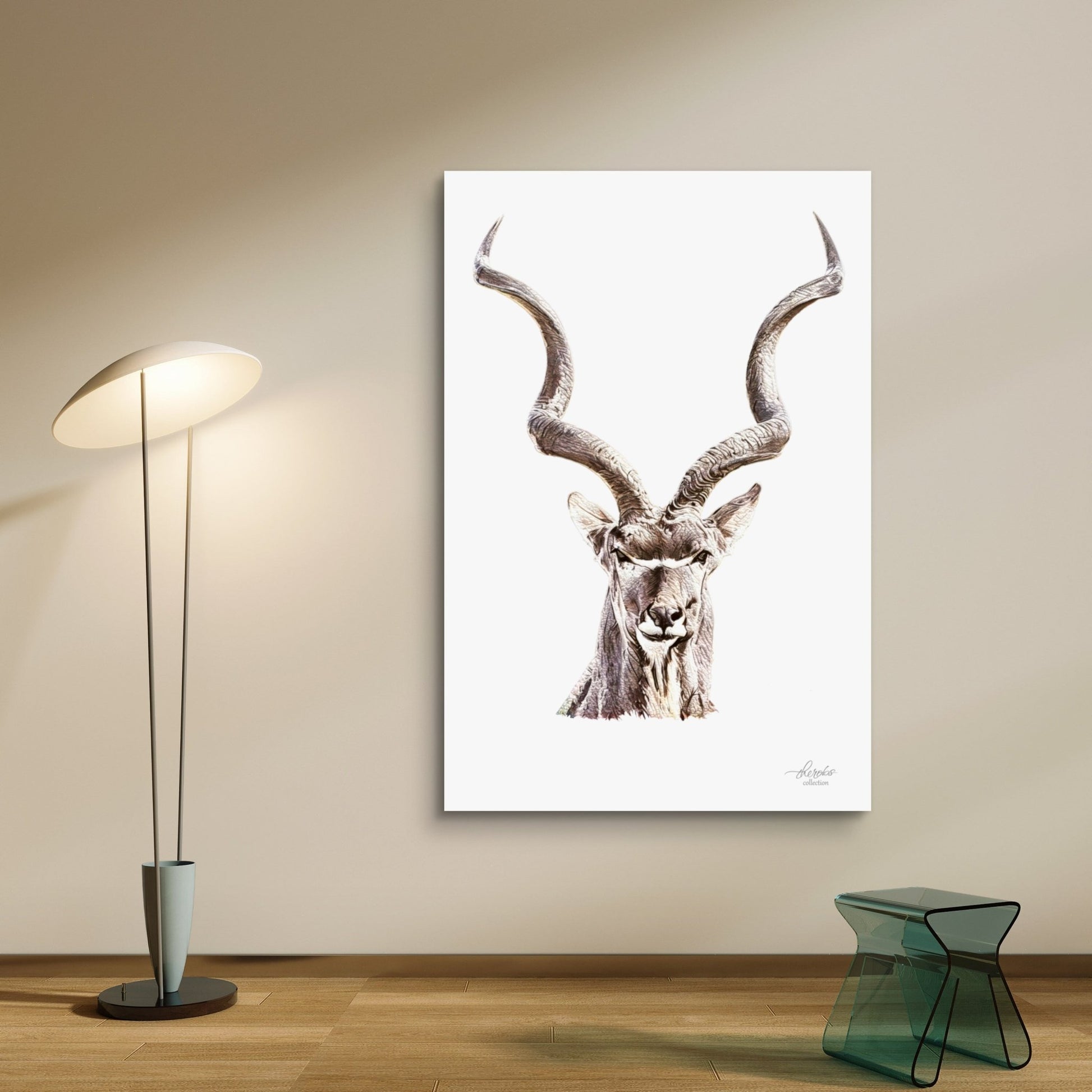 Kudu Satin Stretched Canvas Print - HD Printing