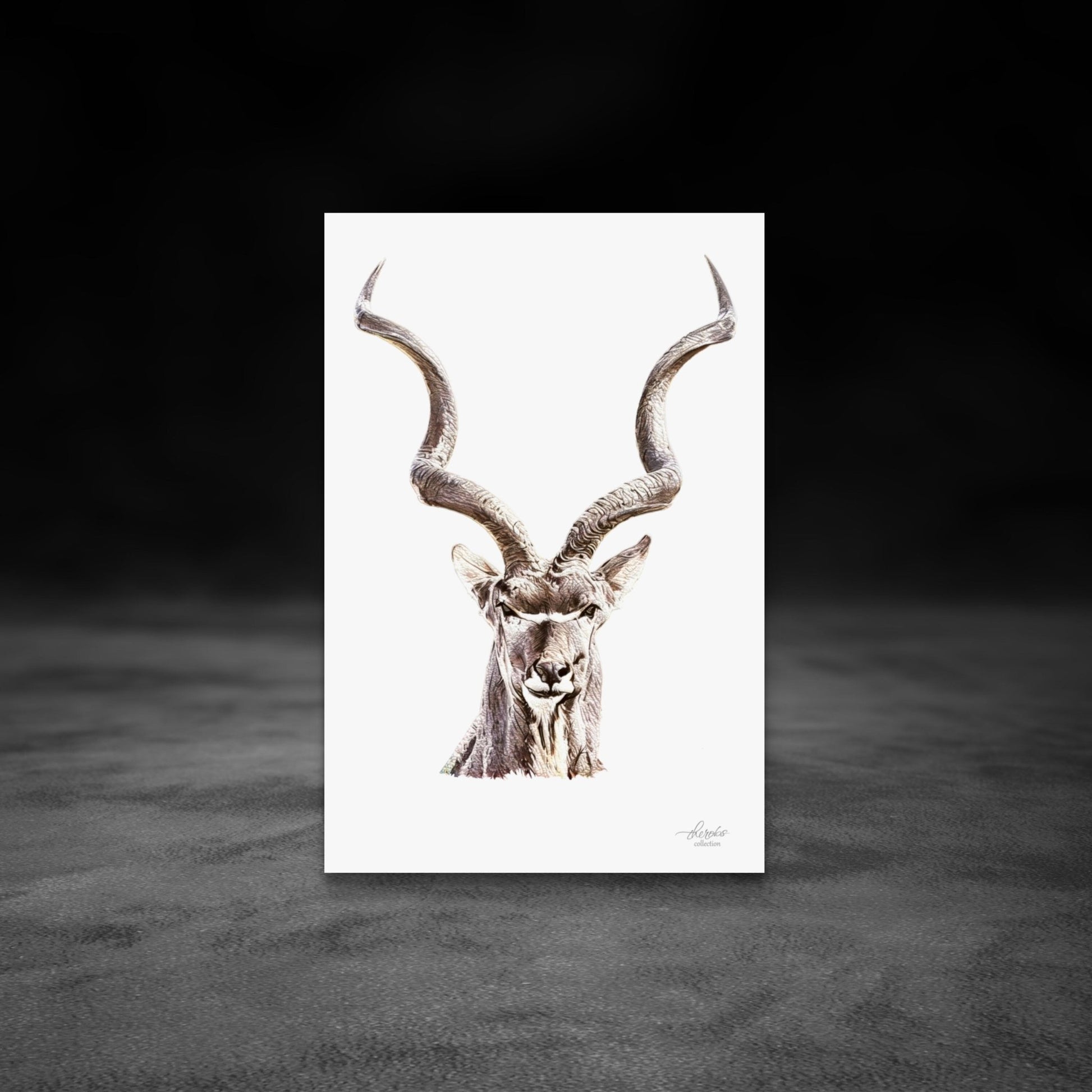 Kudu Satin Stretched Canvas Print - HD Printing