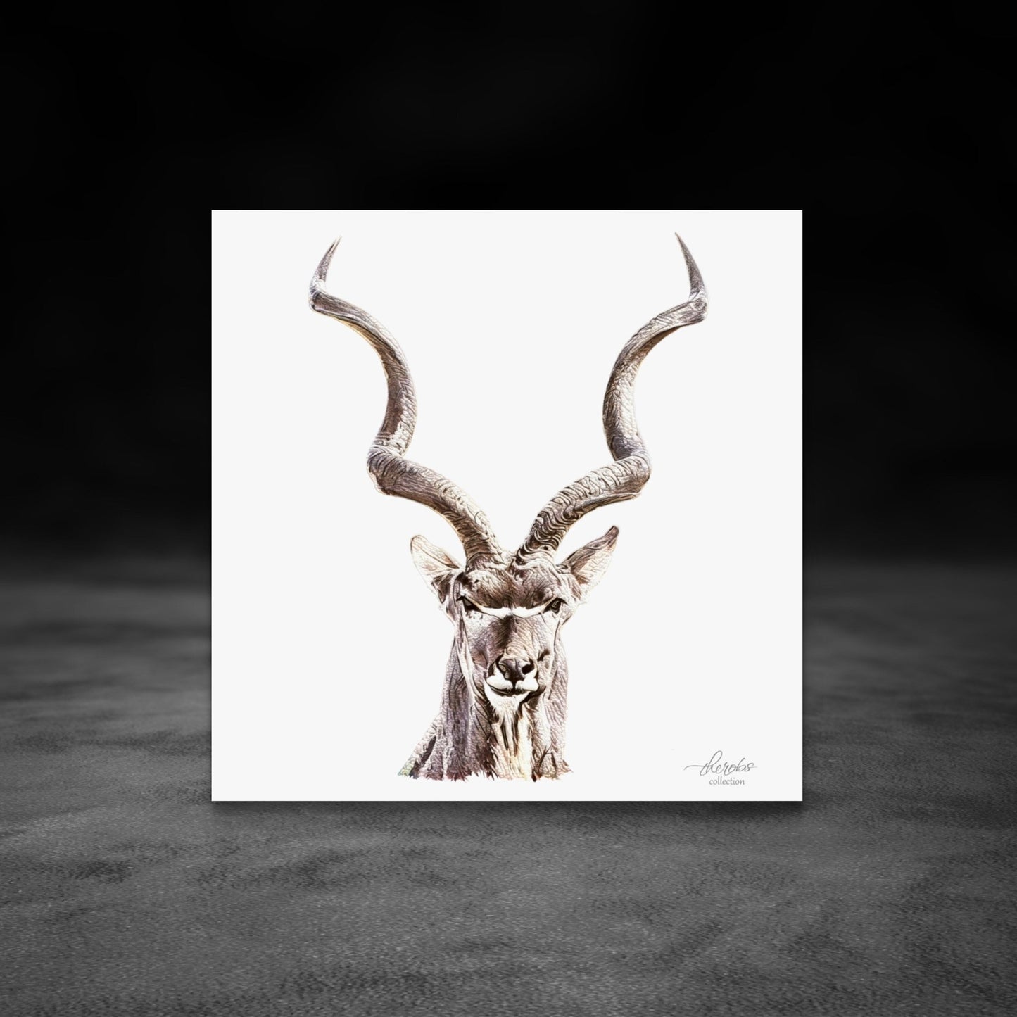 Kudu Satin Stretched Canvas Print - HD Printing