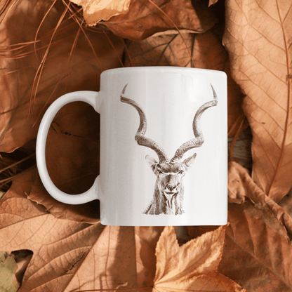 Kudu White Ceramic 11oz Mug - HD Printing
