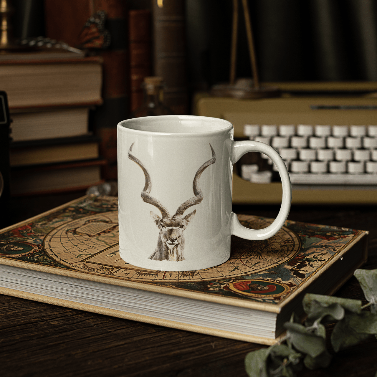 Kudu White Ceramic 11oz Mug - HD Printing