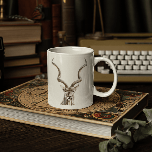 Kudu White Ceramic 11oz Mug - HD Printing