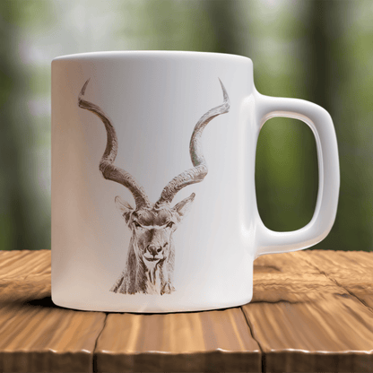 Kudu White Ceramic 11oz Mug - HD Printing