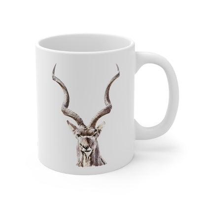 Kudu White Ceramic 11oz Mug - HD Printing