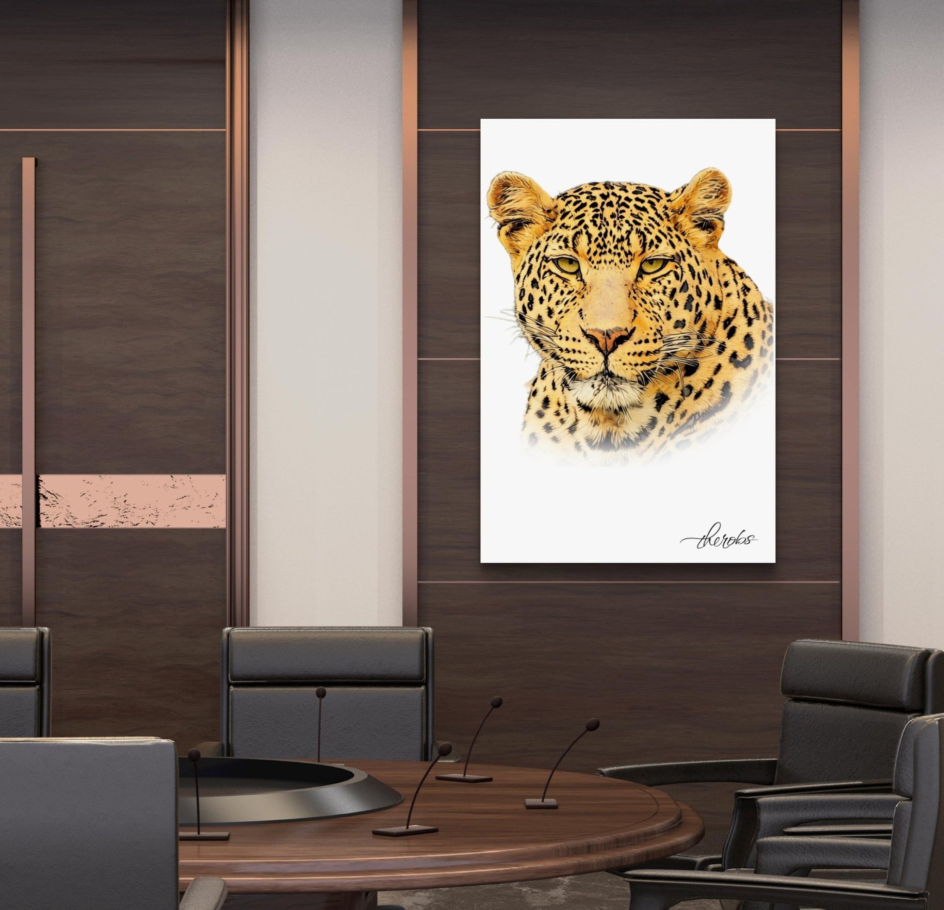 Leopard Canvas Print - HD Printing