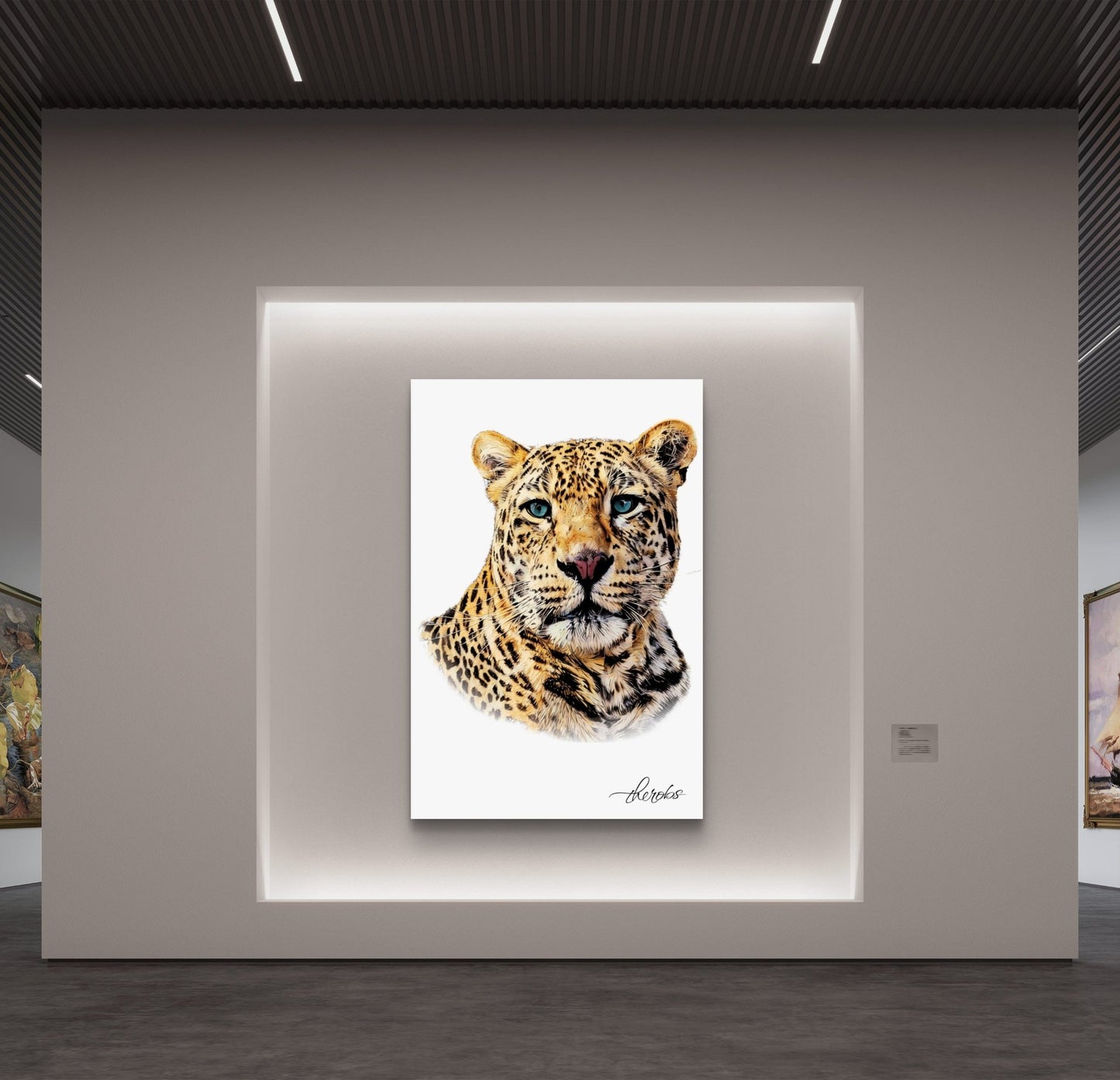 Leopard Canvas Print 2 - HD Printing
