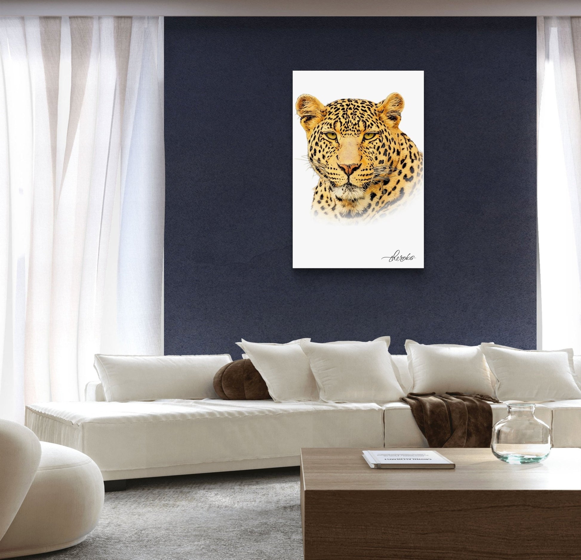 Leopard Canvas Print - HD Printing