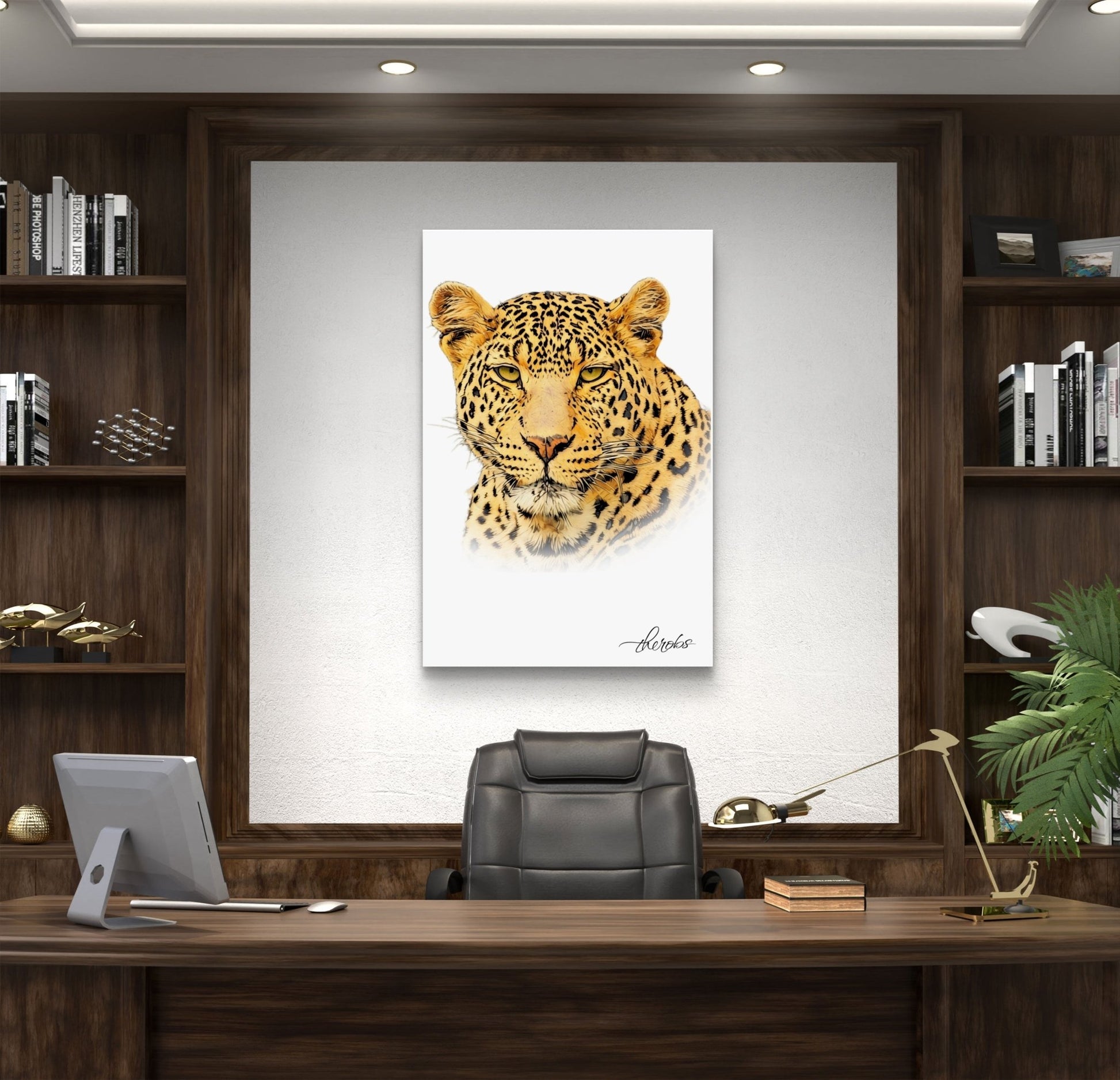 Leopard Canvas Print - HD Printing