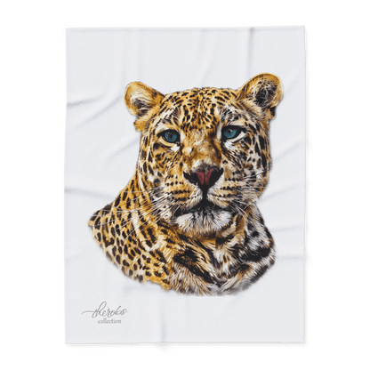 Leopard Cosy Arctic Fleece Blanket - HD Printing