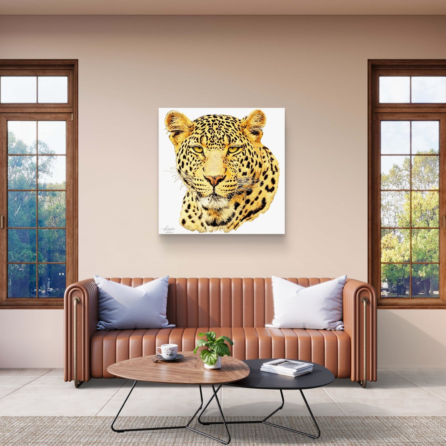 Leopard Fine Art Giclée Matte Poster - HD Printing