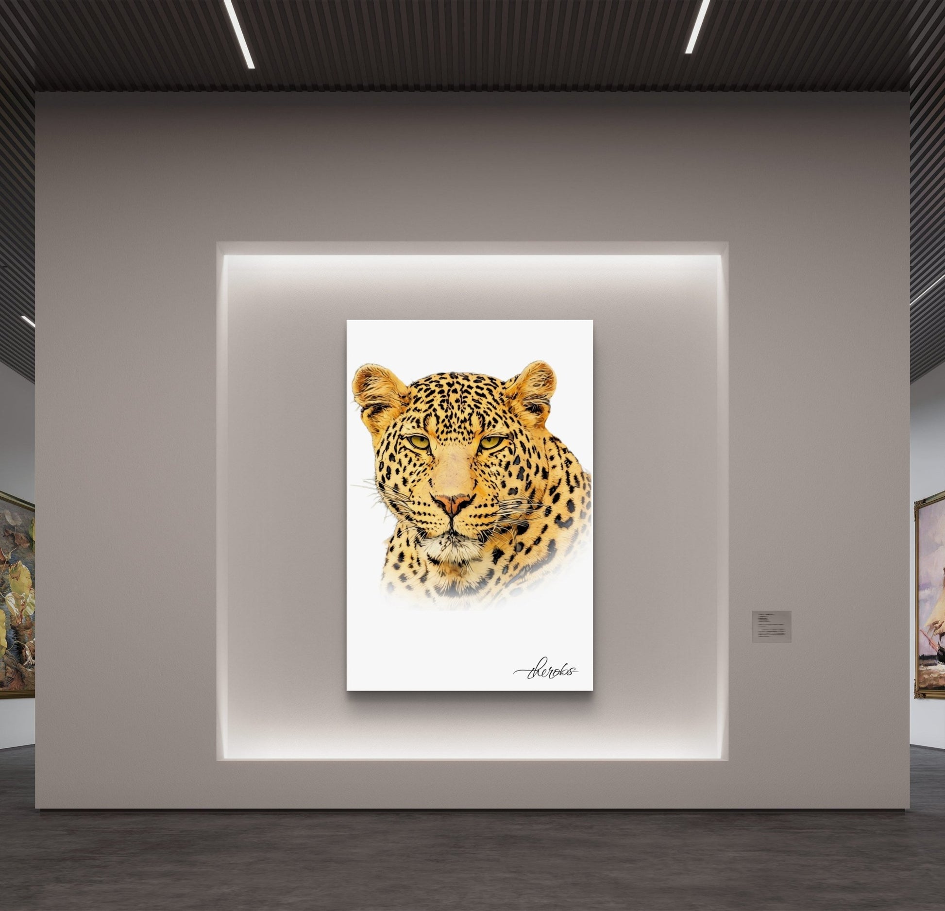 Leopard Fine Art Poster - HD Printing