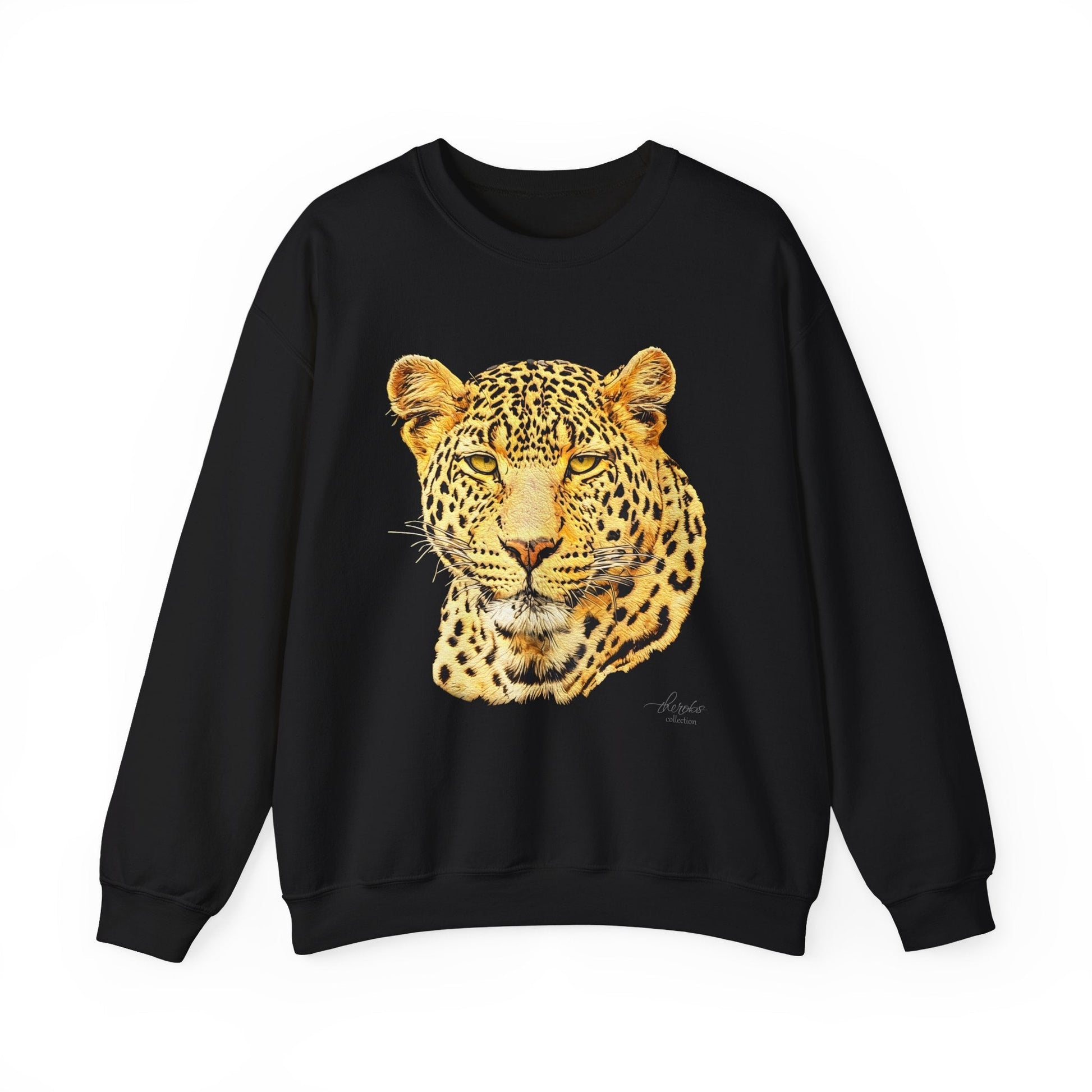 Leopard Heavy Unisex Sweatshirt - HD Printing