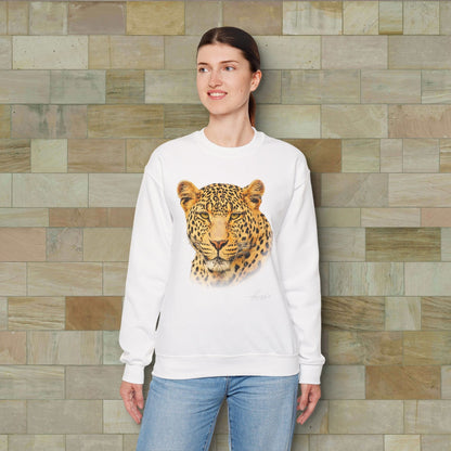 Leopard Heavy Unisex Sweatshirt - HD Printing