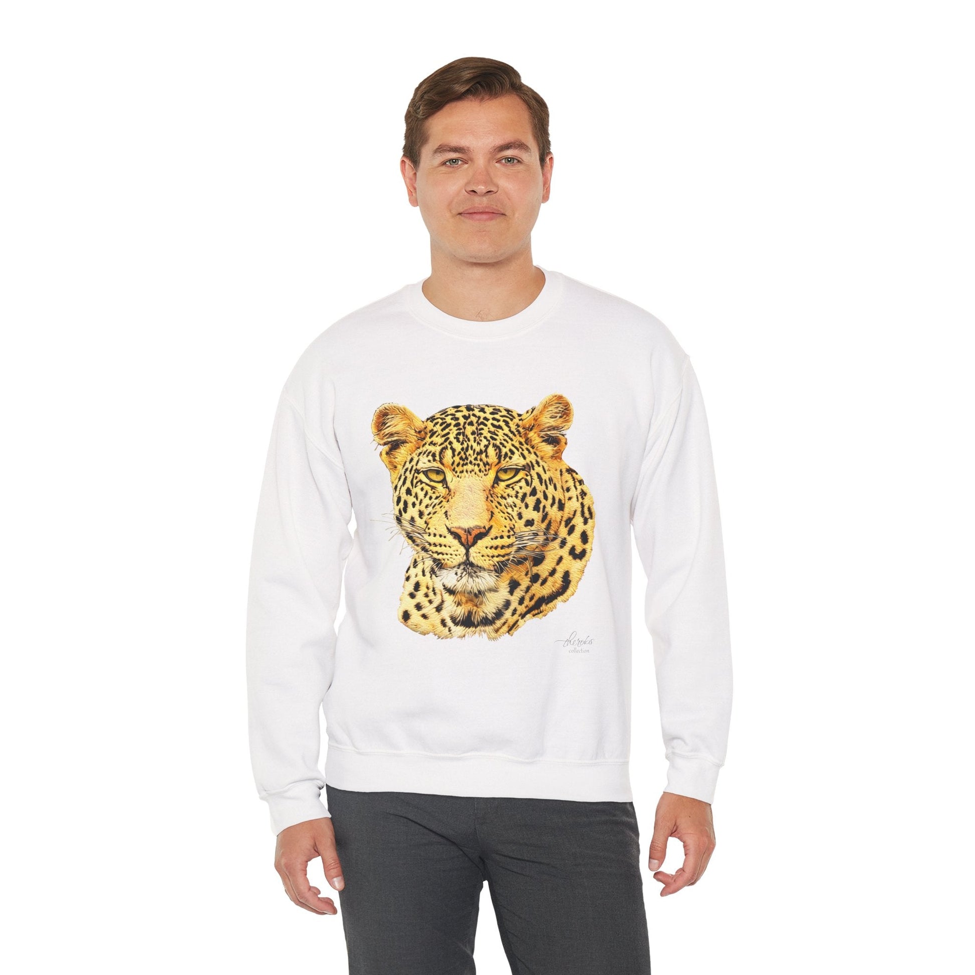 Leopard Heavy Unisex Sweatshirt - HD Printing