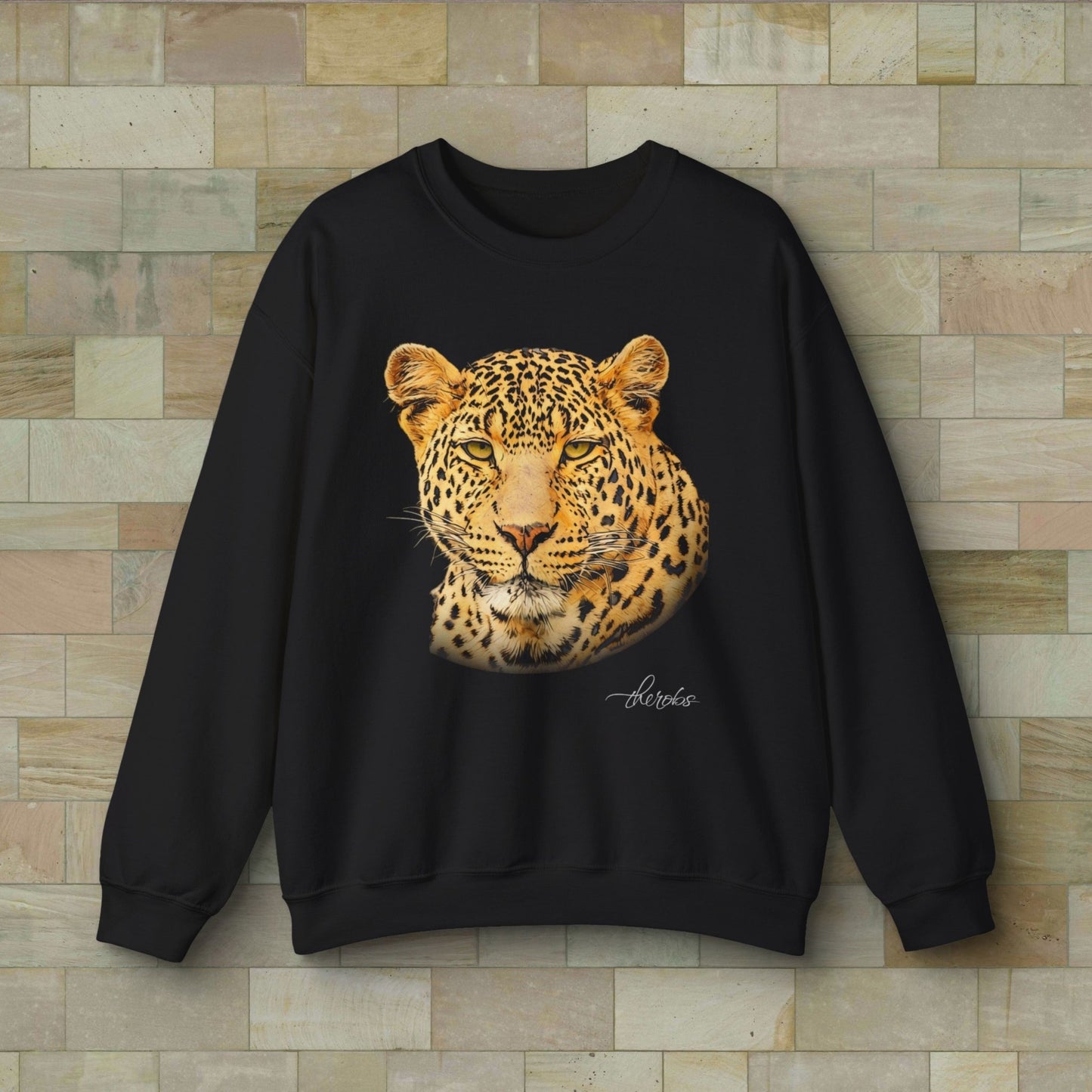 Leopard Heavy Unisex Sweatshirt - HD Printing